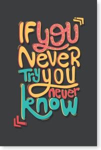 Motivational Poster 3M Double Sided Tape Wall Design Quotes For Living ...