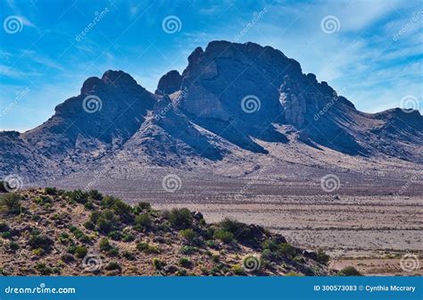 Little Florida Mountains at Rockhound State Park Stock Image - Image of ...