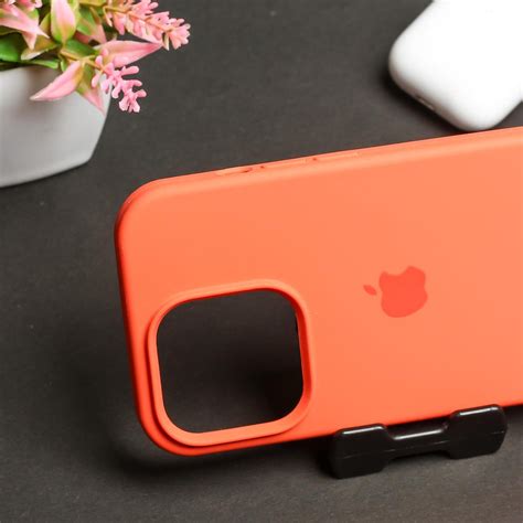 Orange Original Silicone case for Apple iphone 14 Pro Max – The Hatke