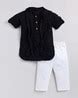 Buy Black Kurta Sets for Boys by LITTLE COLLARS Online | Ajio.com