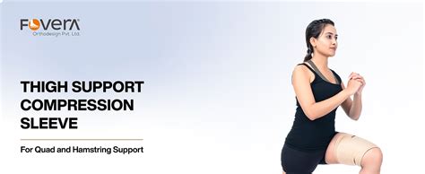 FOVERA Thigh Support,Thigh Compression Sleeve for Quad and Hamstring ...