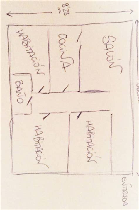 Antes y después (con plano): este piso era cerrado y oscuro y ahora ...