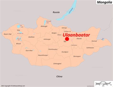 Ulaanbaatar Map | Mongolia | Detailed Maps of Ulaanbaatar (Ulan Bator)