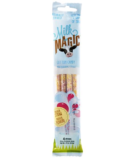 Magic Milk Straws: All-natural flavor straws encourage milk drinking