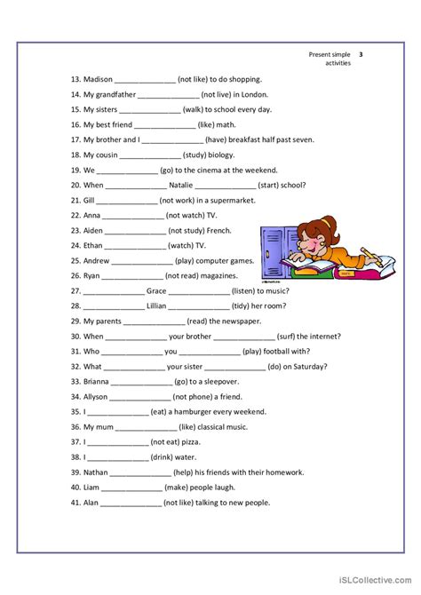 Image result for Fun Activities to Practice Simple Present