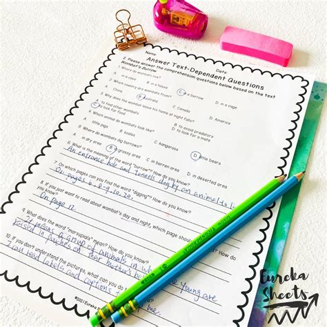 Image result for Text Feature Sort Elementary Activity