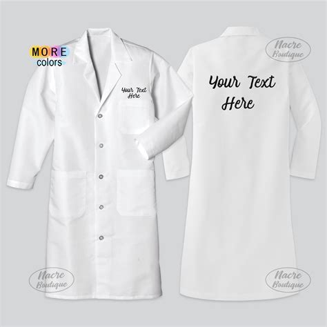 Custom Lab Coat Embroidered Medical Lab Coat Personalized - Etsy