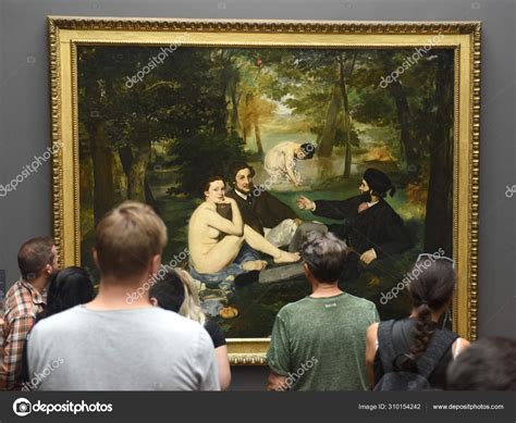 Edouard Manet Artwork Luncheon On The Grass Canvas Print