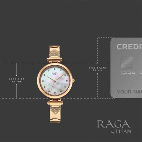 Buy Online Titan Raga Glimmers Quartz Analog Mother of Pearl Dial Rose ...