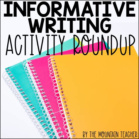 Informative Writing Activities 的图像结果
