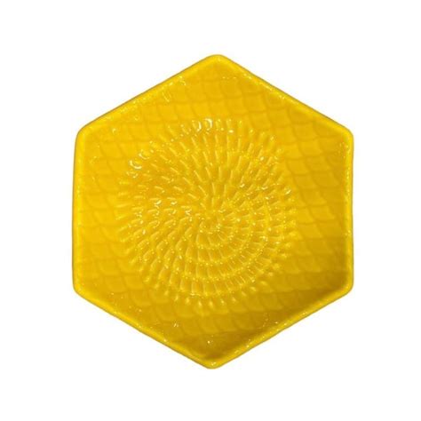 Rasca Ajos Hexágono 190-H6 - Plato Rallador de Cerámica