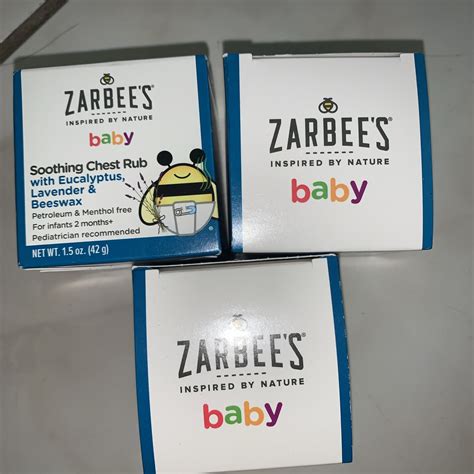 LOT (3) ZARBEE'S NATURAL BABY SOOTHING CHEST RUB EUCALYPTUS LAVENDER | eBay