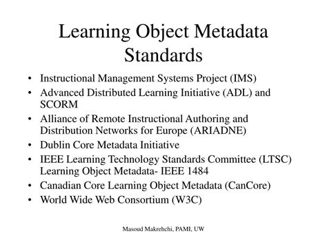 Image result for Learning Object Metadata Definition