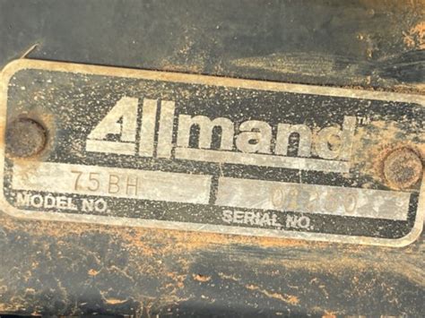 2003 Allmand Aged TLB-220 Tractor with Loader & Backhoe in Charlotte ...