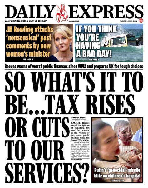 Image result for Daily Express Front Page