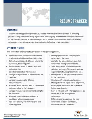 Resume Tracker Software 的图像结果