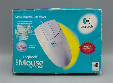 Logitech First Three Button Mouse Wired