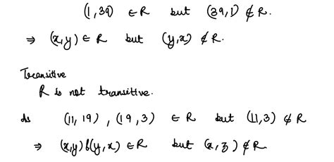 Q3 If R is the relation defined on the set of natural numbers N as ...