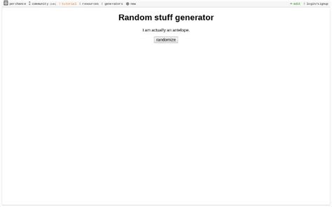 Image result for Random Stuff Generator