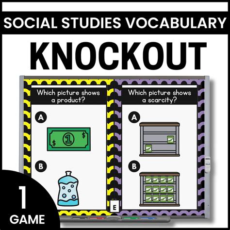 3rd Grade Social Studies Vocabulary Game - Knockout - Erin Waters EDU