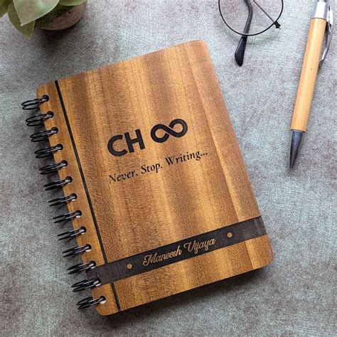 Wooden Notebooks | Personalized Wood Journals & Wooden Pens - woodgeekstore