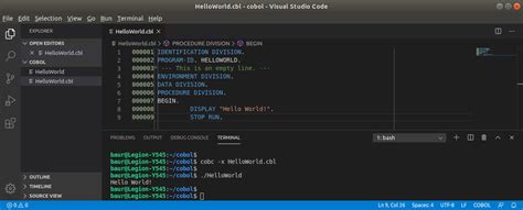 Image result for COBOL Code Example