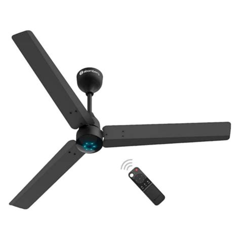 Buy Luker Size Zero Crown BLDC Ceiling Fan 1200mm Black Chrome Online ...