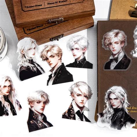 20 Pcs Strategy Game Series Vintage Boy Character Landscaping Pet Stic ...