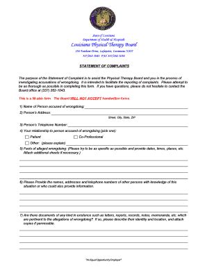 Louisiana Pt Board - Fill Online, Printable, Fillable, Blank | pdfFiller