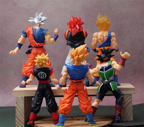 DRAGON BALL Z DBZ Set of 6 Big Set A Super Saiyan Action Figures |18.5