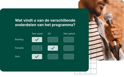 Overzicht van de vraagtypen in een enquête | Survio®