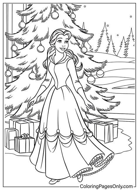 Free Printable Princess Belle Rose