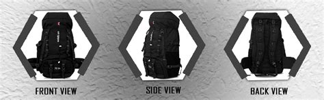 addixon 70L Travel Backpack with Shoe Compartment - Ideal for Hiking ...
