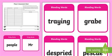 Phase 5 Phonics Assessment Pack (teacher made) - Twinkl