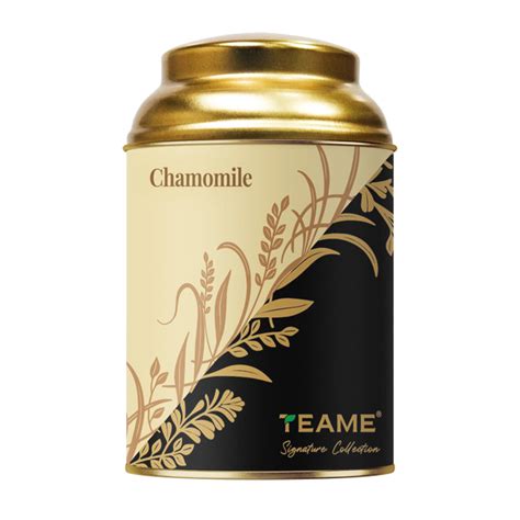 Buy Online: TEAME Chamomile flower tea tin 50gms, India