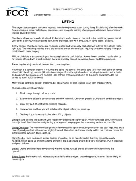 Fillable Online Steps to Create a Workplace Safety Campaign Fax Email ...