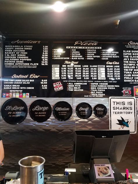 Menu at High Five Pizza BBQ, San Jose, 171 Branham Ln