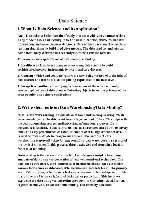 Data Science - Data science uses complex machine learning algorithms to ...