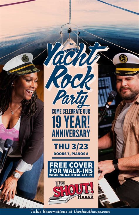 Yacht Rock Party - 19 Year Anniversary - The Shout! House