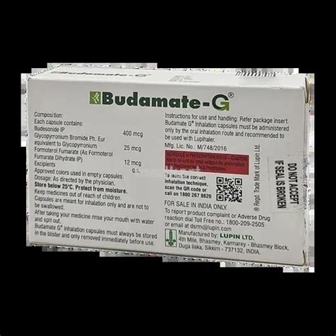 Buy Budamate G Capsule 10s Online at Best Price | Medkart