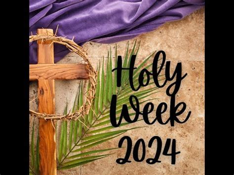 Image result for Holy Week Explained