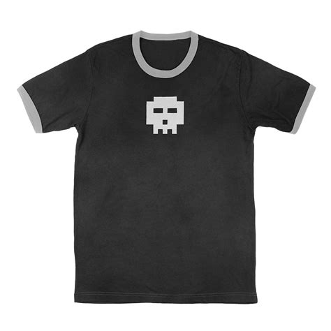 Pixel Skull Ringer T-Shirt | Scott Pilgrim | Scott Pilgrim Vs The World ...