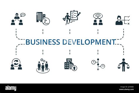 Business Development Icon Set 的图像结果
