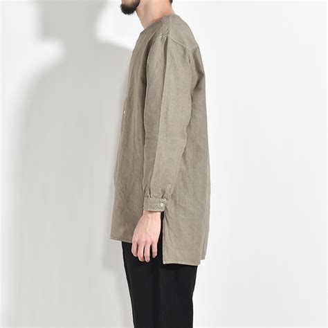 [SH-129C]MITTAN(ミタン/ミッタン)大麻ワイドシャツ 高密度（草木染） | MITTAN(ミタン/ミッタン),トップス ...