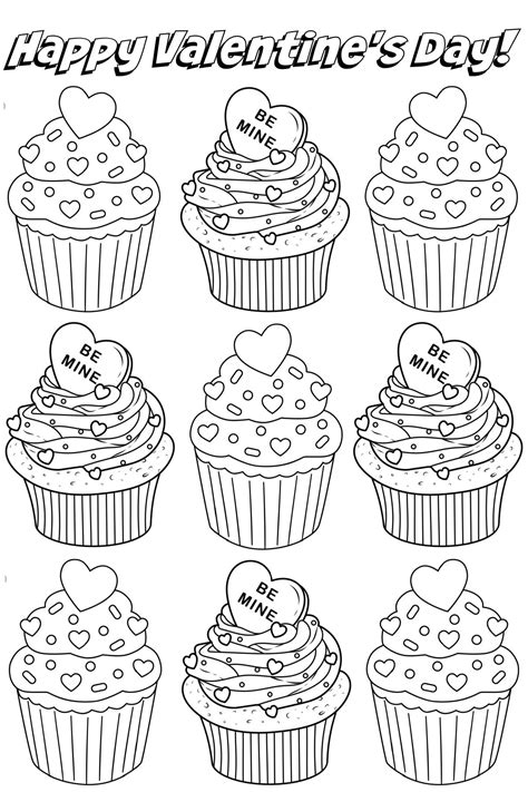 Printable Coloring Pages For Valentine's Day - MIT Printable