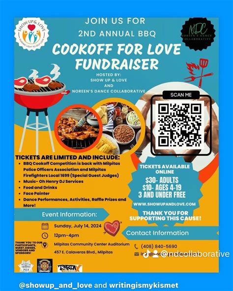 2nd Annual BBQ Cookoff for Love Fundraiser, Milpitas Community Center ...