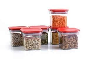 kreyam's Containers Plastic Storage Boxes Set for kitchen organizer ...