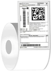 F2C 3 x 5 Barcode Label roll For Printer | Thermal Shipping 75x125 mm ...