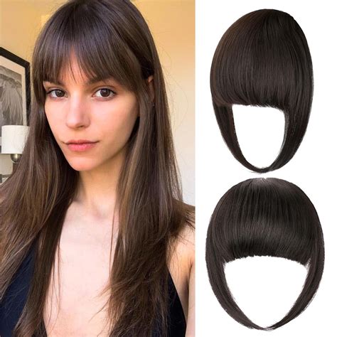 Bangs Hair Clip in Bangs,Thick French Bangs Clip in Hair Extensions ...