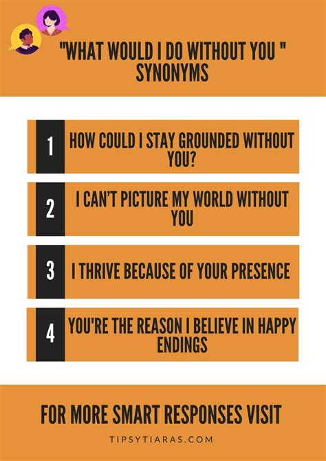 What Would I Do Without You Meaning & 25 Synonyms